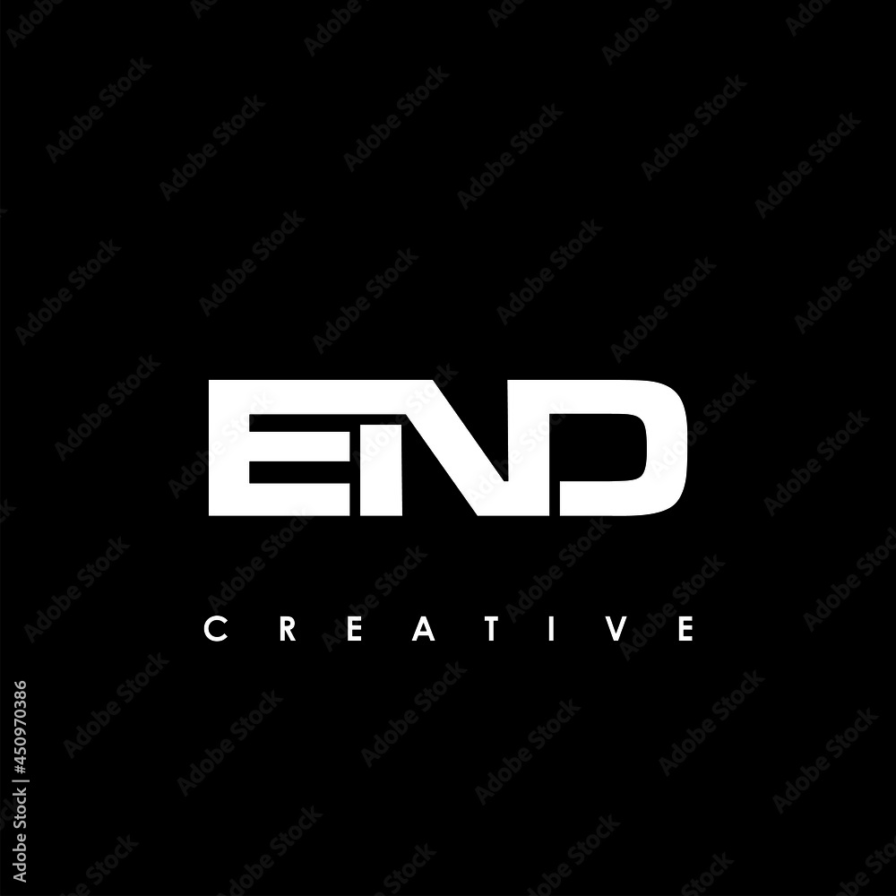 END Letter Initial Logo Design Template Vector Illustration END Letter Initial Logo Design Template Vector Illustration