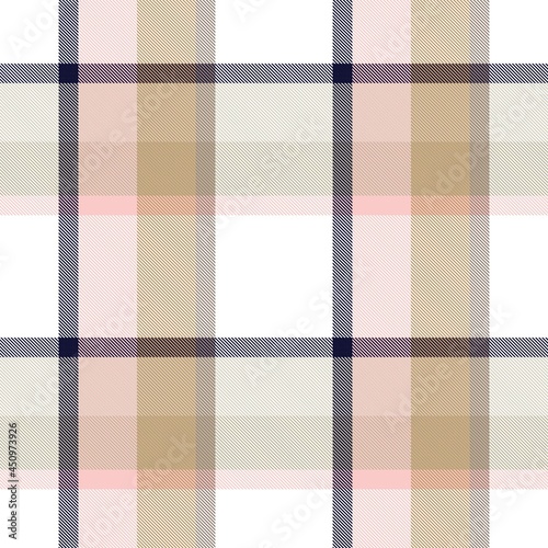 Brown Asymmetric Plaid textured Seamless Pattern