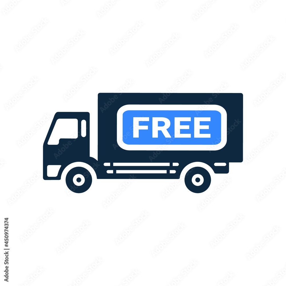 Shipping, truck, delivery icon. Simple editable vector illustration. Shipping, truck, delivery icon. Simple editable vector illustration.
