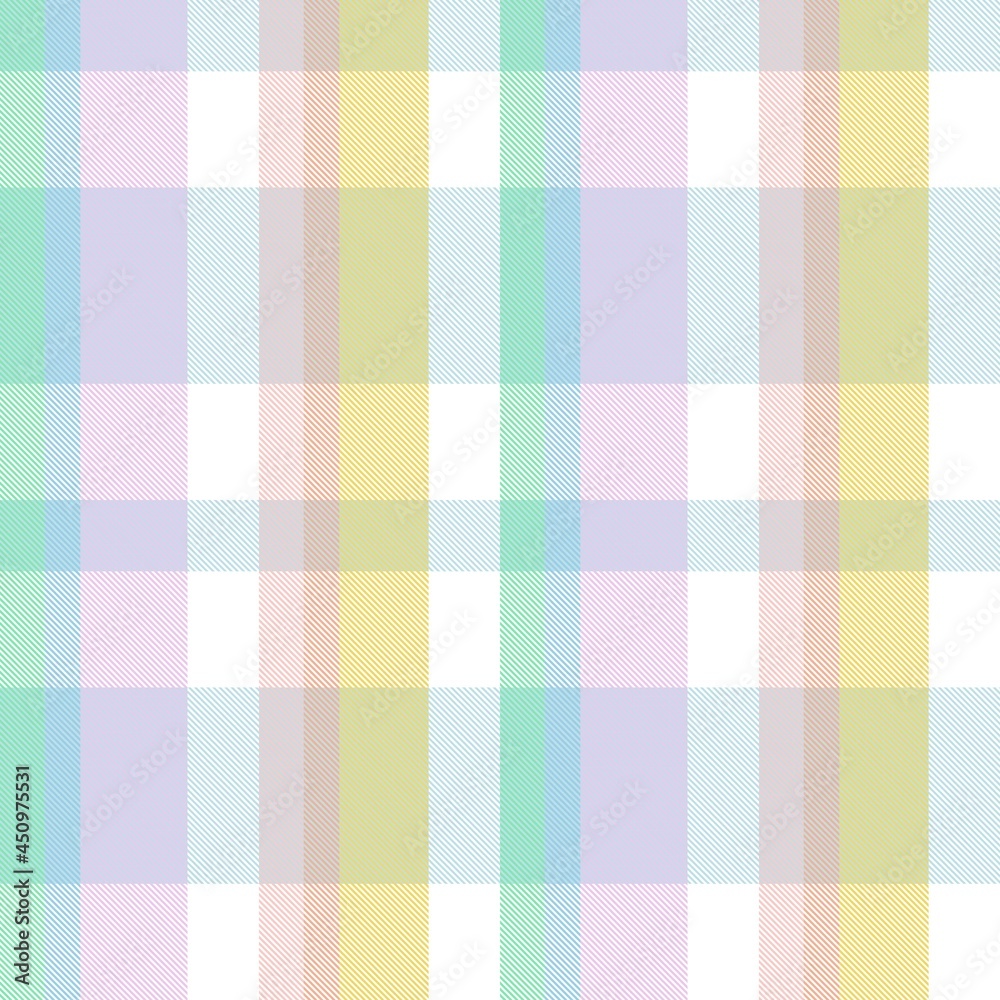 Rainbow Pastel Plaid textured Seamless Pattern Rainbow Pastel Plaid textured Seamless Pattern