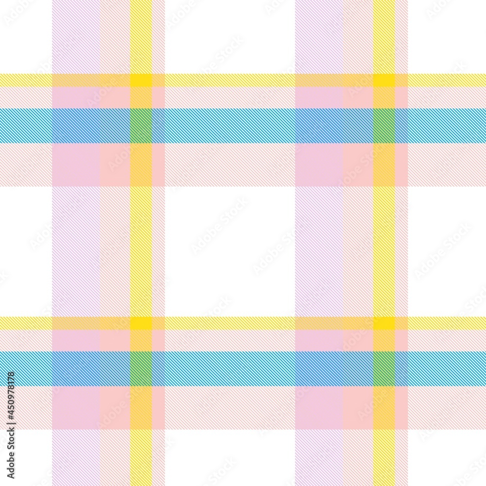 Rainbow Pastel Plaid textured Seamless Pattern Rainbow Pastel Plaid textured Seamless Pattern