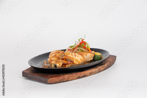 sizzling grilled tanigue photo