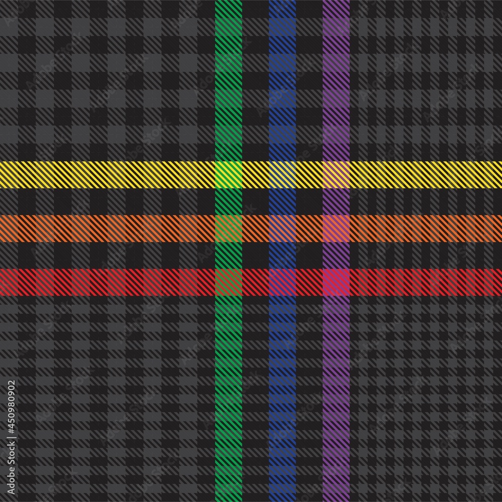 Rainbow Plaid Tartan Checkered Seamless Pattern Rainbow Plaid Tartan Checkered Seamless Pattern
