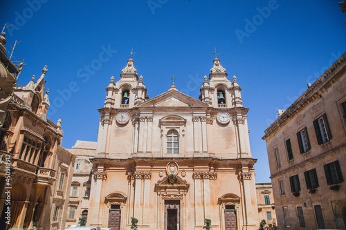 Views from Mdina in the country of Malta
