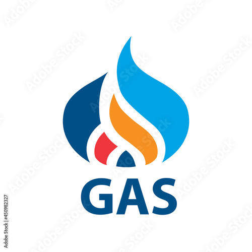 Vector logo of the gas station and equipment