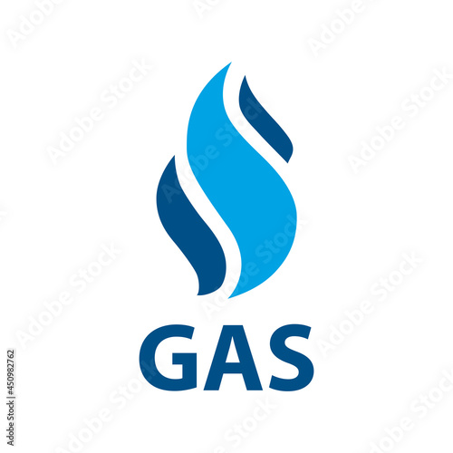 Vector logo of the gas station and equipment