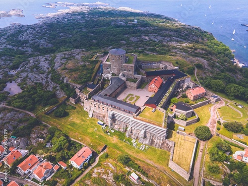 Carlstens Fästning fortress seen in Marstrand, Sweden