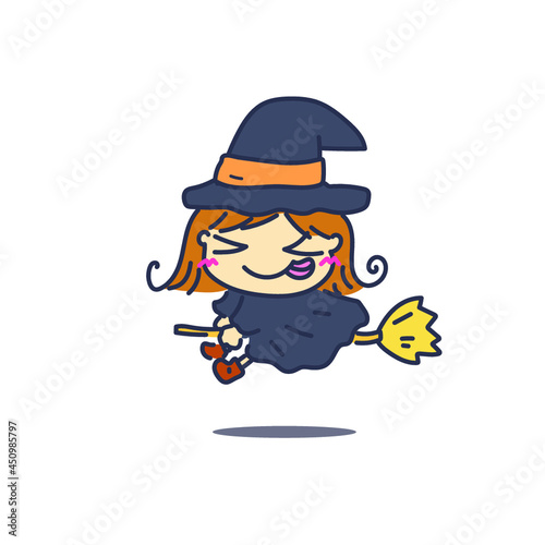 空飛ぶ魔女