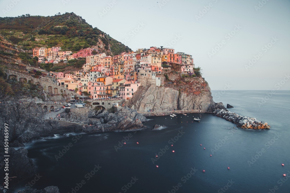 Views of Manarola in Cinque Terre, Italy