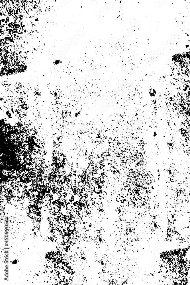 Fototapeta premium The grunge texture is black and white. Vector monochrome background
