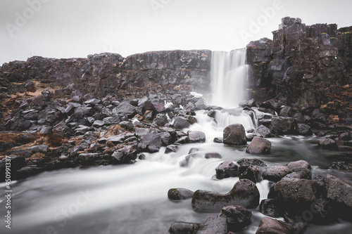 Fototapeta Naklejka Na Ścianę i Meble -  waterfall in the mountains