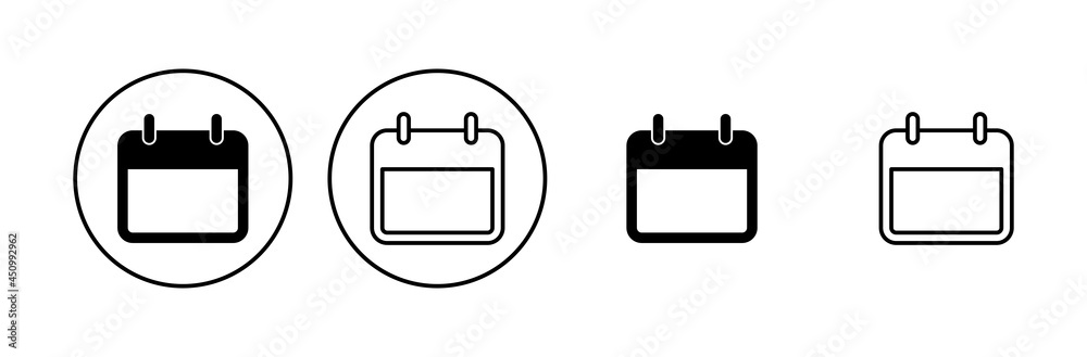 Calendar icon set. Calender symbol. calendar vector icon Calendar icon set. Calender symbol. calendar vector icon