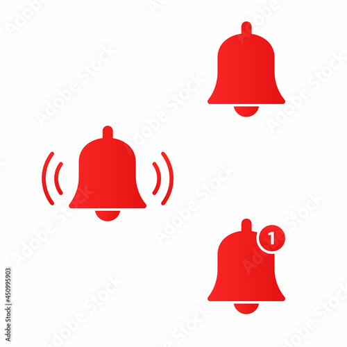 A set of bells. Vector illustration.