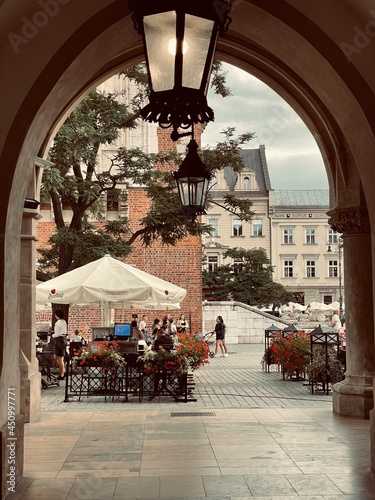 street cafe in the city