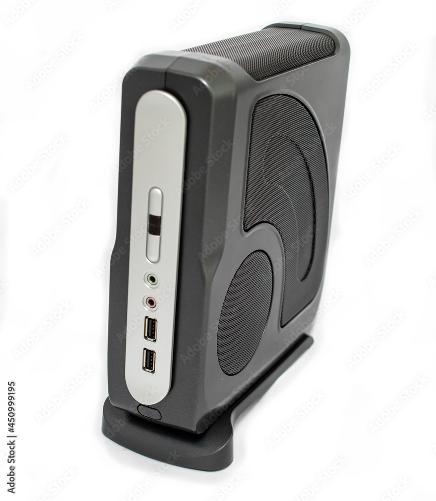 Obraz premium Computer isolated on white