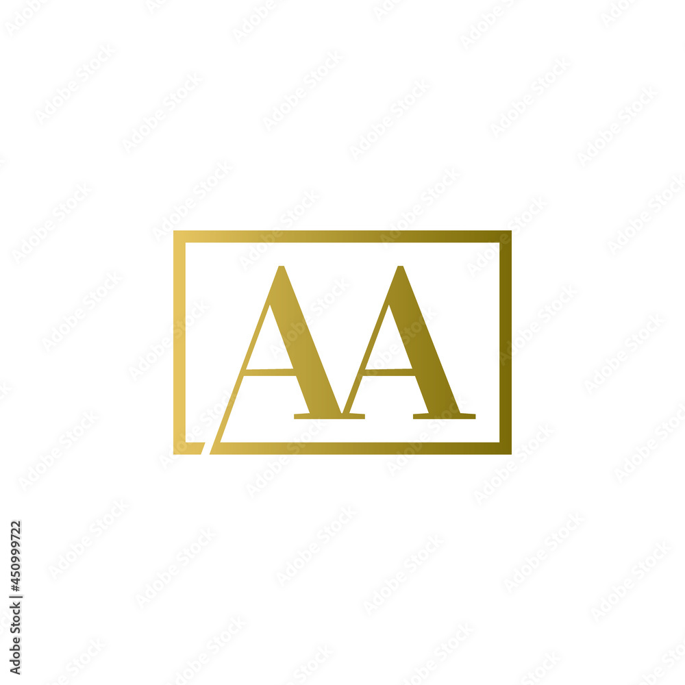 aa luxury logo design vector aa luxury logo design vector