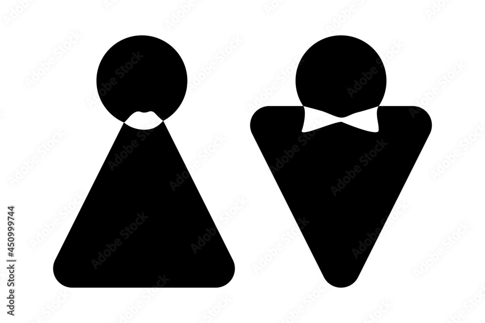 pictograms of man and woman icons on a white. pictograms of man and woman icons on a white.
