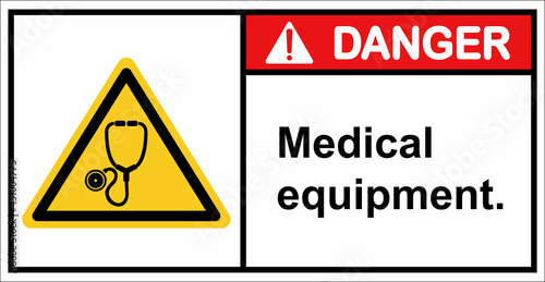 Free Download medical symbol medical equipment sign.Danger sign. - GFXLoad