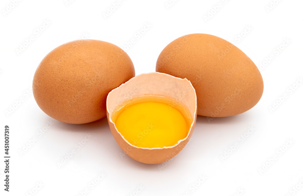 Eggs isolated on a white background Eggs isolated on a white background