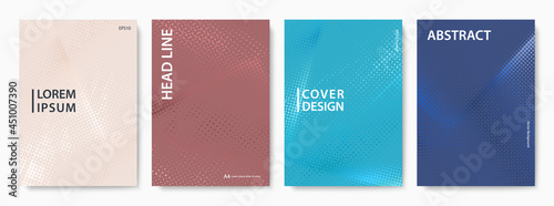 Set of Modern Backgrounds. Colorful Foil Texture. Vector Cover Design Templates.
