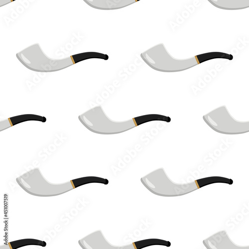 many identical seamless types smoke pipes different size for tobacco