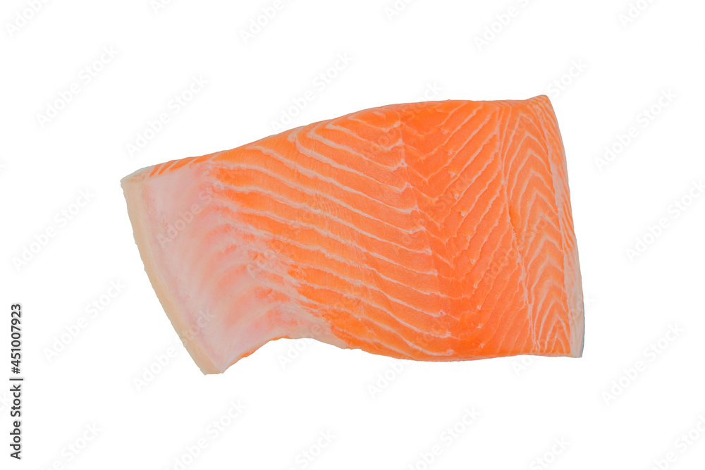 Fresh salmon fillet isolated on white background with clippingpath. Fresh salmon fillet isolated on white background with clippingpath.
