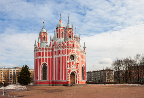 Chesme Church in St. Petersburg photo