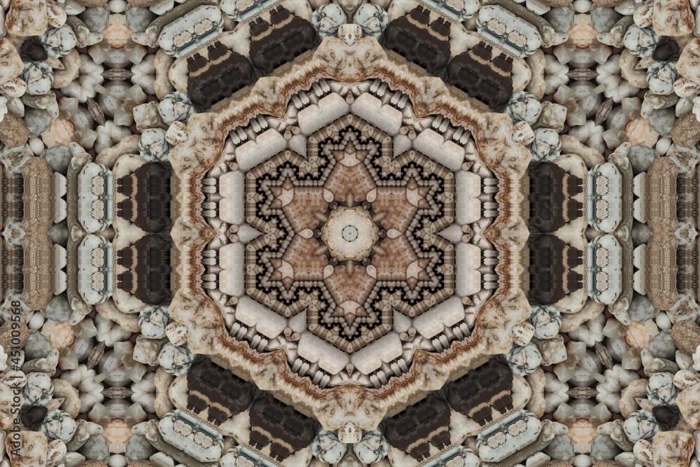 Abstract Kaleidoscope Digital Art Background Wallpaper