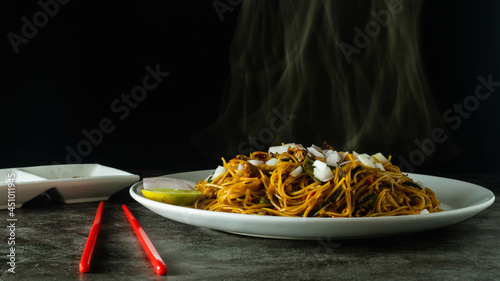 This is a picture of a variety of noodle dishes. and have a variety of flavors both spicy and sweet