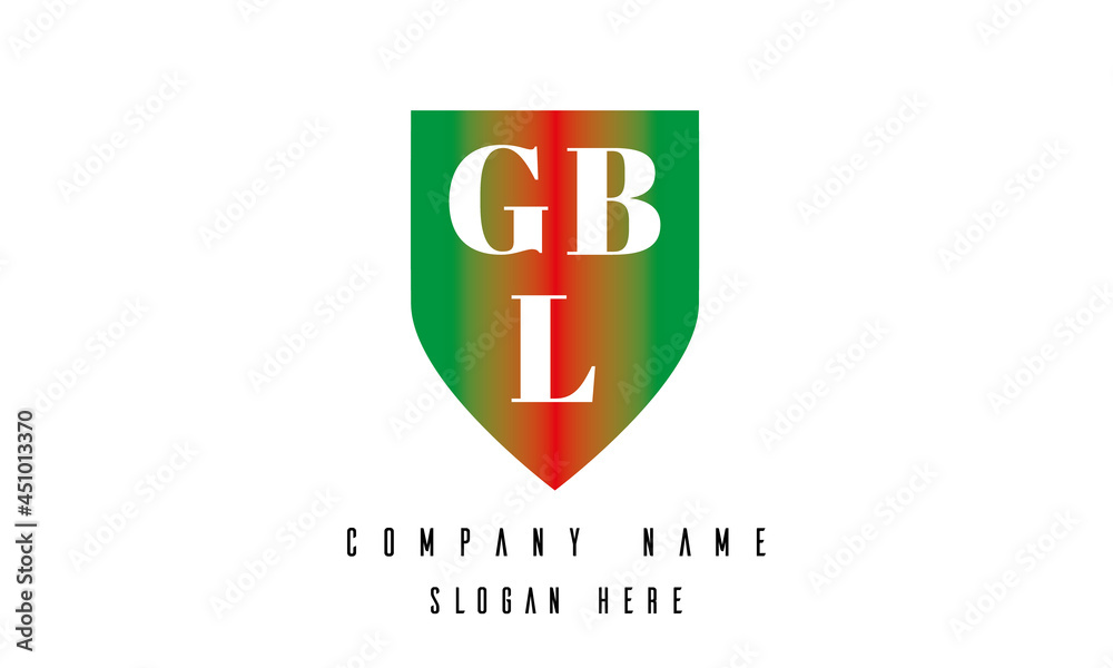GBL shield creative latter logo victor GBL shield creative latter logo victor