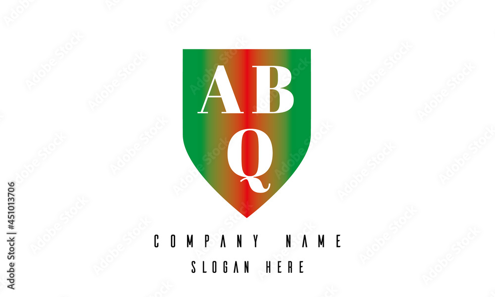 ABQ shield creative latter logo victor ABQ shield creative latter logo victor