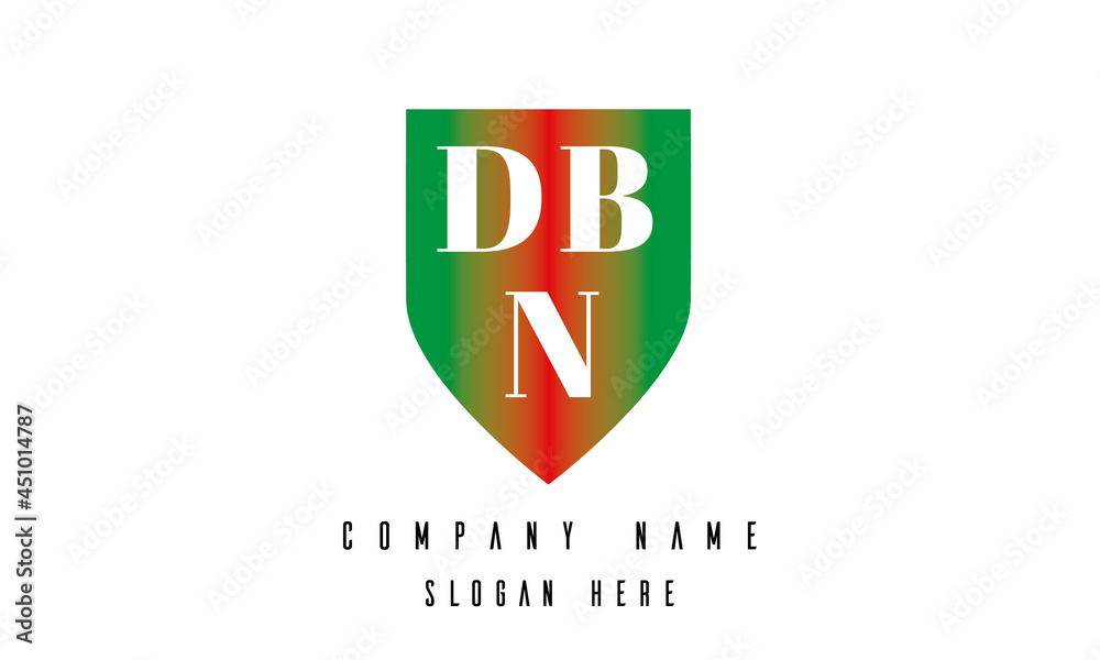 DBN shield creative latter logo DBN shield creative latter logo