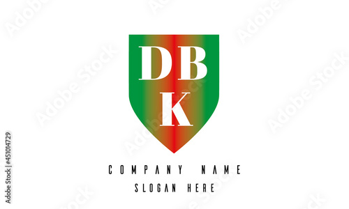 Free Download DBK shield creative latter logo - GFXLoad