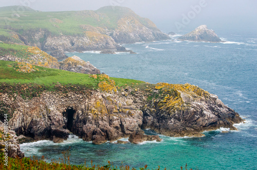 Saltee islands in Wexford Ireland in a sunny day. photo