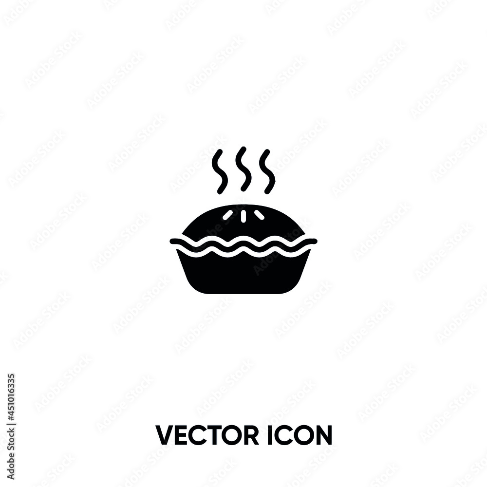 Pie vector icon. Modern, simple flat vector illustration for website or mobile app.Cake symbol, logo illustration. Pixel perfect vector graphics Pie vector icon. Modern, simple flat vector illustration for website or mobile app.Cake symbol, logo illustration. Pixel perfect vector graphics