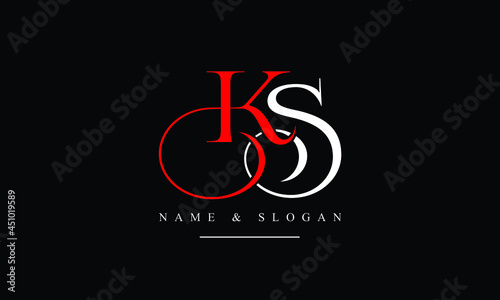 SK, KS, S, Kabstract letters logo monogram