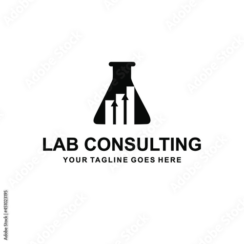business consulting with lab company logo