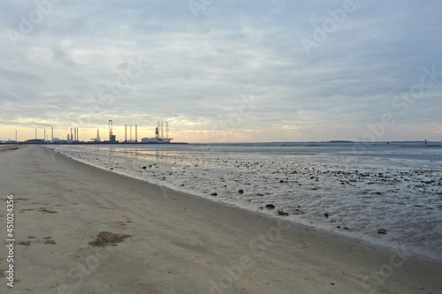 beach in the morning