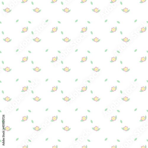 seamless pattern of cherry blossom flower