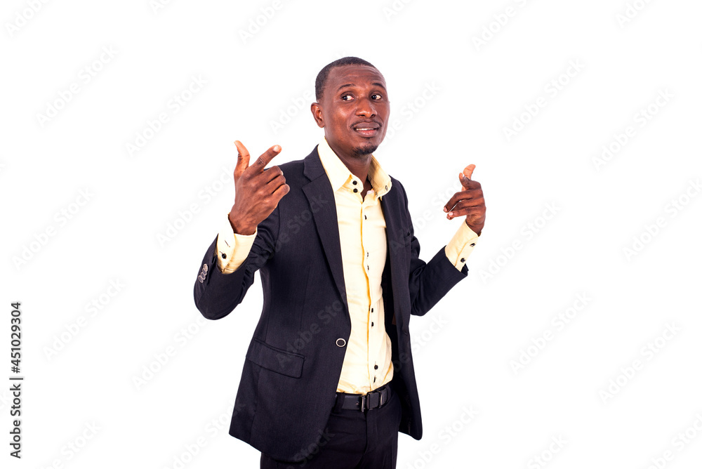 young businessman in a meeting presenting the project on a whiteboard smiling. young businessman in a meeting presenting the project on a whiteboard smiling.