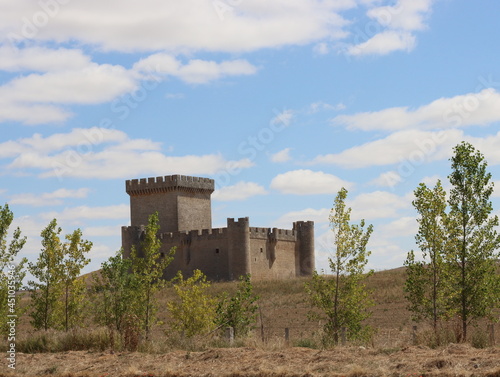 beautiful castle old Spanish fortress fort big stone