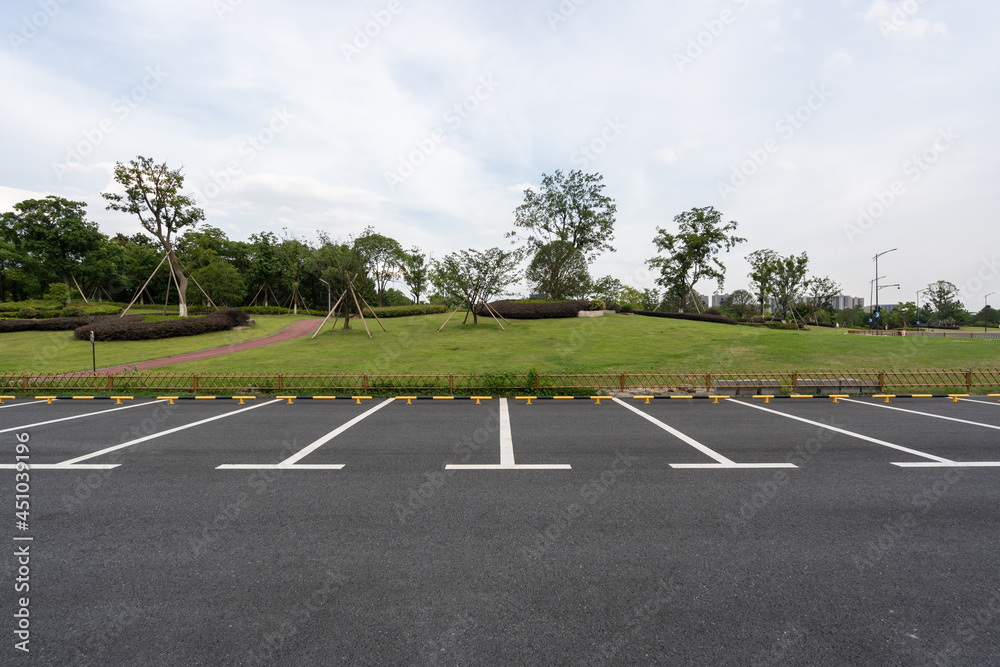 Fototapeta premium parking lot