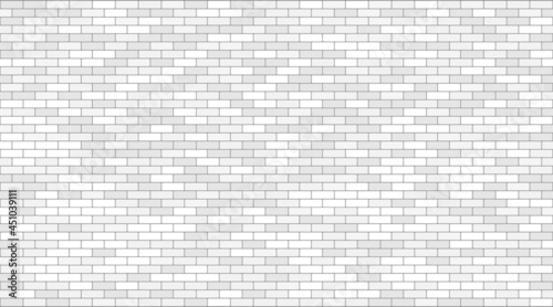 Gray brick wall background, Wallpaper, Interior, Architect, Industrial, Texture. Vector illustration.