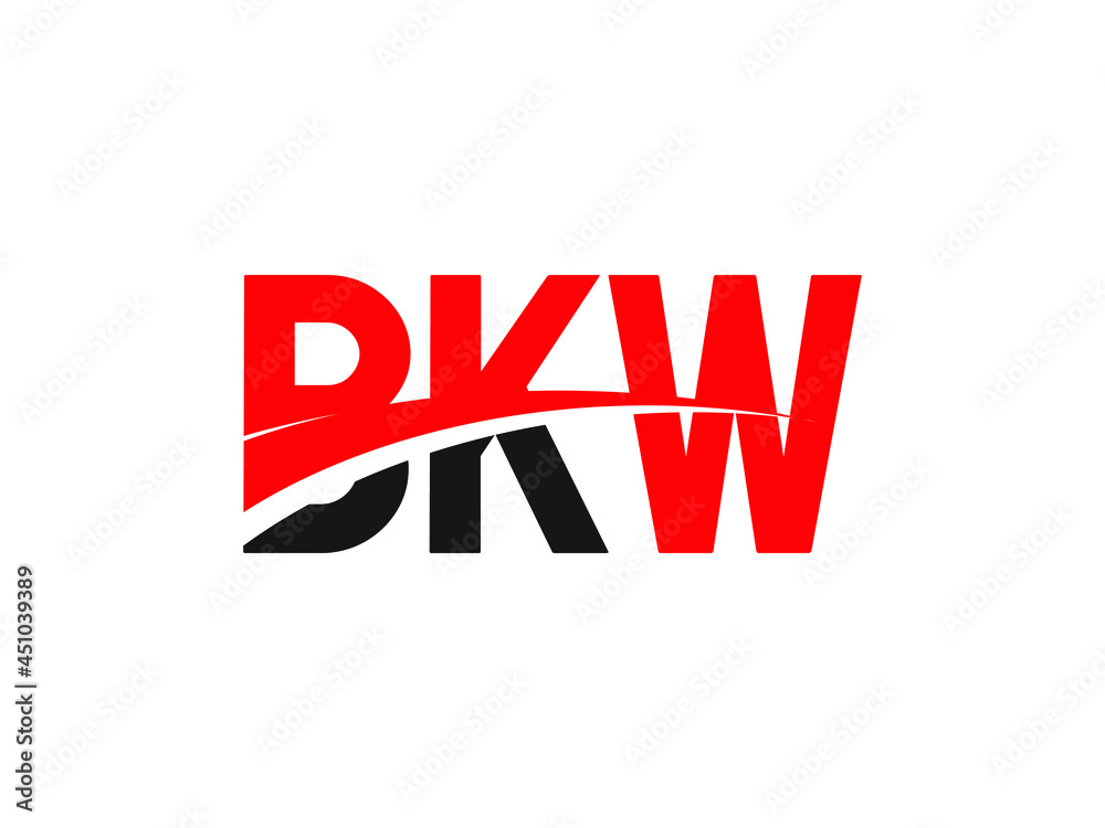 BKW Letter Initial Logo Design Vector Illustration BKW Letter Initial Logo Design Vector Illustration
