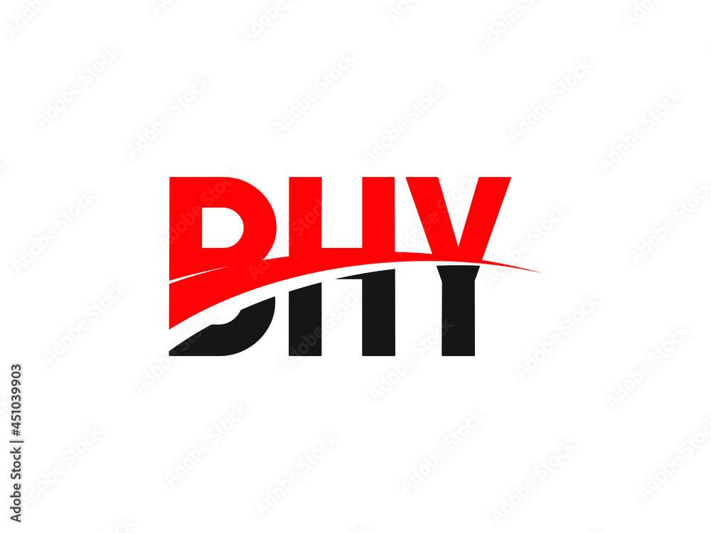BHY Letter Initial Logo Design Vector Illustration BHY Letter Initial Logo Design Vector Illustration