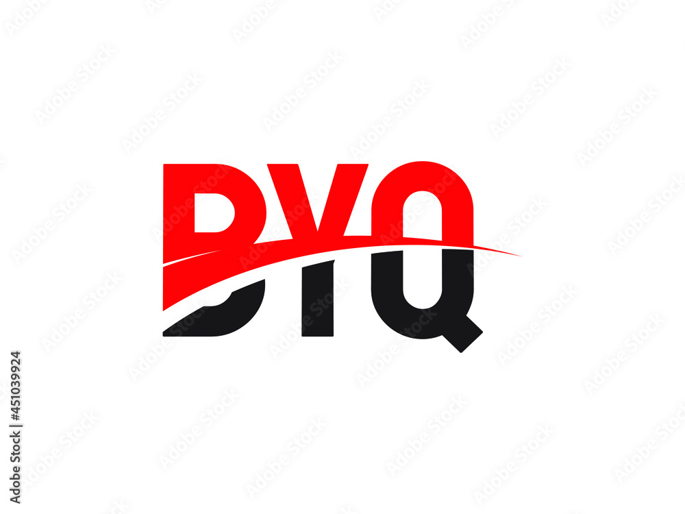 BYQ Letter Initial Logo Design Vector Illustration BYQ Letter Initial Logo Design Vector Illustration