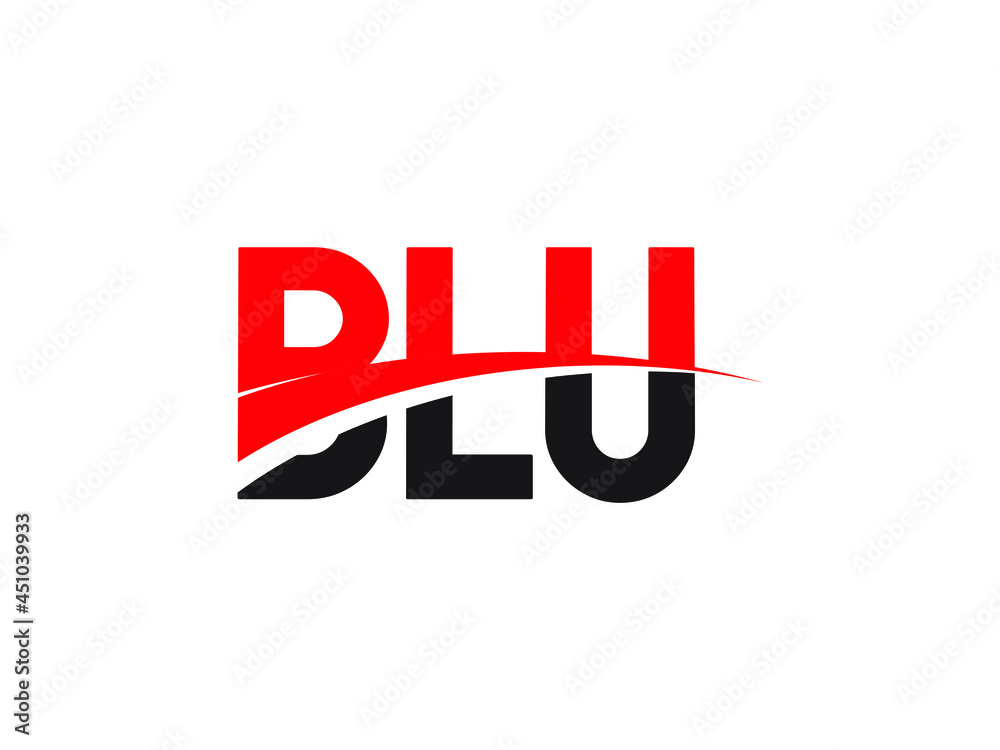 BLU Letter Initial Logo Design Vector Illustration BLU Letter Initial Logo Design Vector Illustration