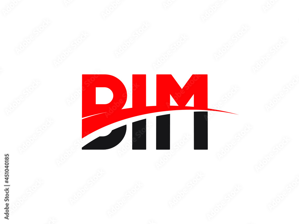 BIM Letter Initial Logo Design Vector Illustration BIM Letter Initial Logo Design Vector Illustration