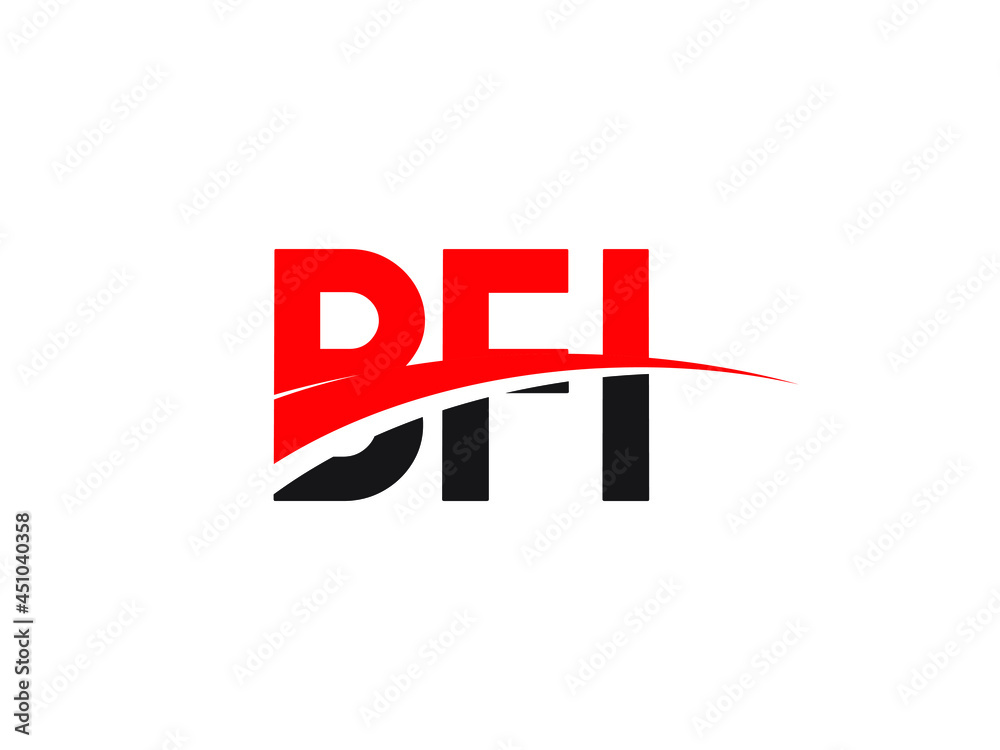 BFI Letter Initial Logo Design Vector Illustration BFI Letter Initial Logo Design Vector Illustration