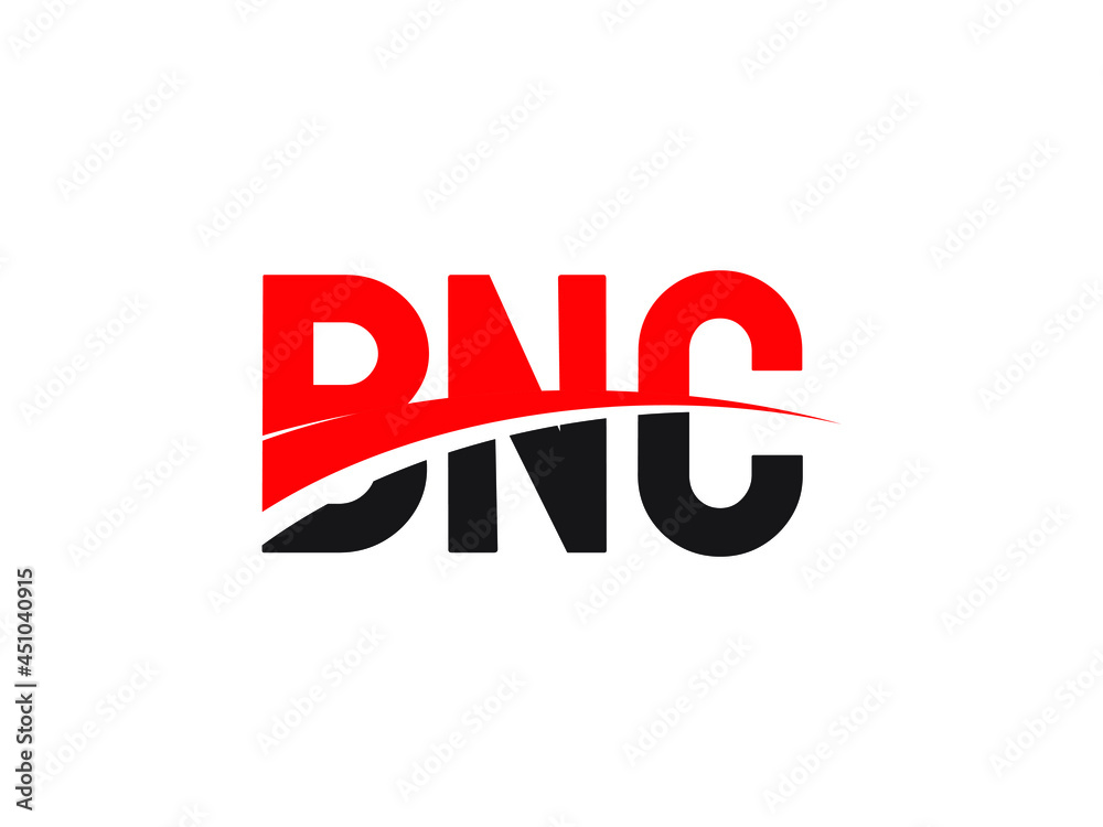 BNC Letter Initial Logo Design Vector Illustration BNC Letter Initial Logo Design Vector Illustration